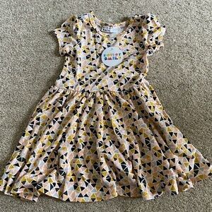 new Dot Dot Smile Triangle Print Dress 2T